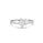 White Rhodium Plated Star Ring in 925 Sterling Silver