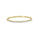 5.17 Cts Lab Grown Diamond Flex Bracelet in 925 Yellow Gold Plated