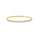 2.43 Cts Lab Grown Diamond Flex Bracelet in 925 Yellow Gold Plated