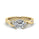 2.00 DEW Cushion White Moissanite Ring in 14K Gold