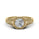 1.00 DEW Round White Moissanite Ring in 14K Gold