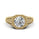 2.00 DEW Round White Moissanite Ring in 14K Gold