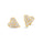 0.18 Cts White Diamond Earring in 14K Yellow Gold