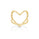 14K Yellow Gold 'Symbol of Love' Minimalist Heart Ring