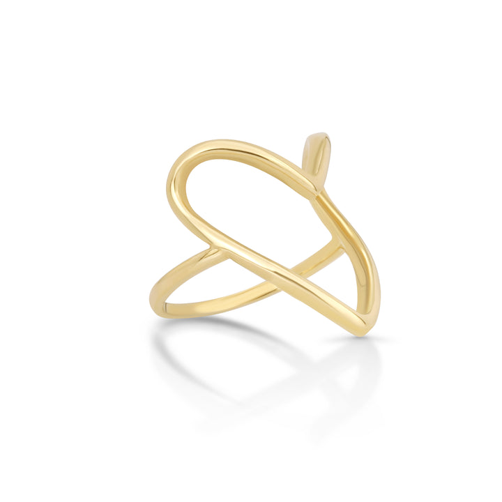 14K Yellow Gold 'Symbol of Love' Minimalist Heart Ring