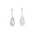 Luxury Baroque Pearl Drop Earrings in 18K Yellow Gold - Elegant and Timeless