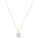 Pearl Drop Pendant in 18K Yellow Gold