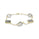 Pearl Beaded Station Bracelet in 18K Yellow Gold