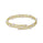 Graceful Elegance: Women's Real Pearl Beaded Bracelet in 18K Yellow Gold