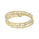 Bangles Brilliance: 18K Yellow Gold and Pearl Beaded Flex Bracelet