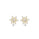 Pearl Beaded Stud Earring in 18K Yellow Gold