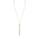Pearl Beaded Tassel Necklace in 18K Yellow Gold