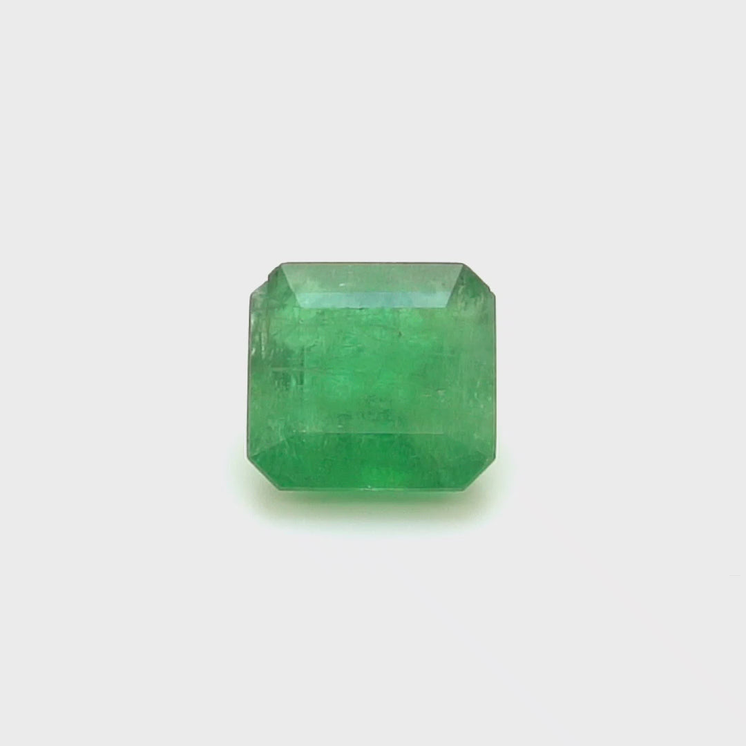 3.03 Cts Emerald 9X8 MM Octagon Gemstone