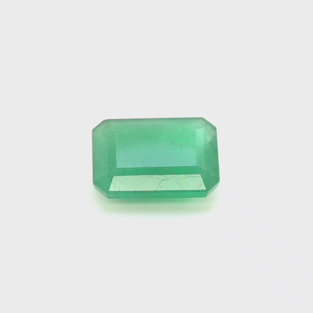 4.6 Cts Emerald 12X9 MM Octagon Gemstone