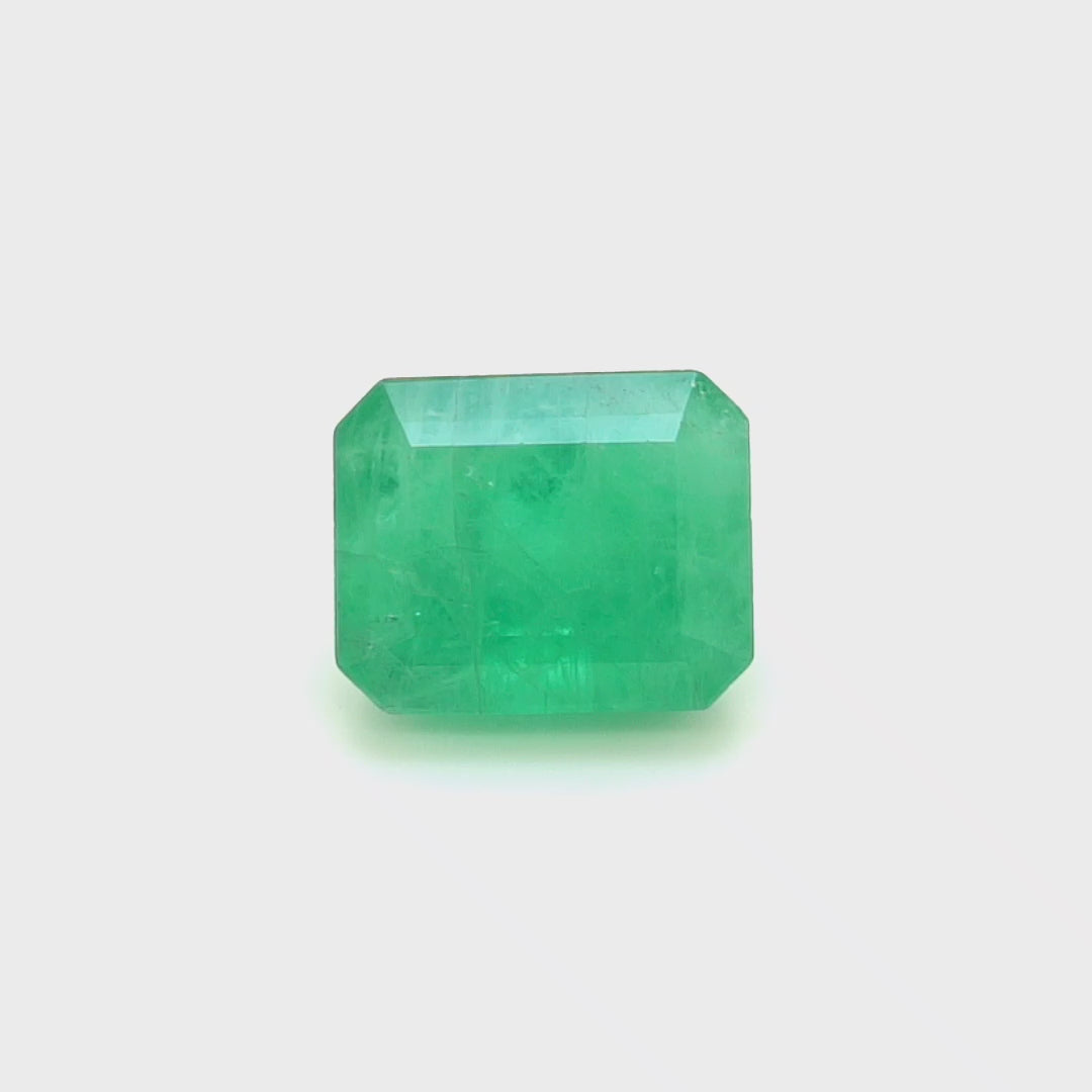 5.86 Cts Emerald 11X9 MM Octagon Gemstone