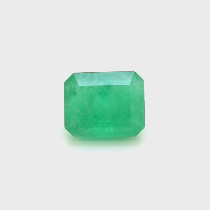 5.86 Cts Emerald 11X9 MM Octagon Gemstone
