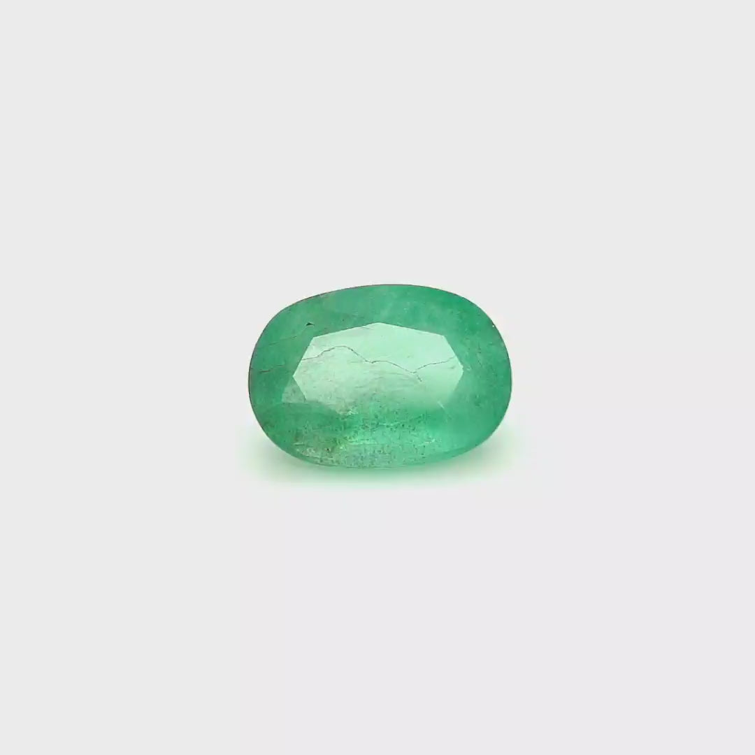 4.7 Cts Emerald 13X9 MM Oval Gemstone