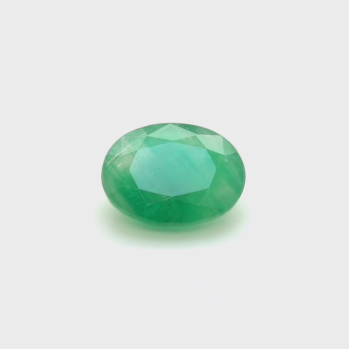 6.43 Cts Emerald 14X11 MM Oval Gemstone
