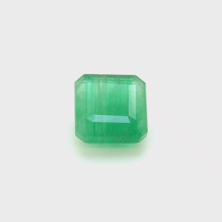 6.12 Cts Emerald 11X10 MM Octagon Gemstone