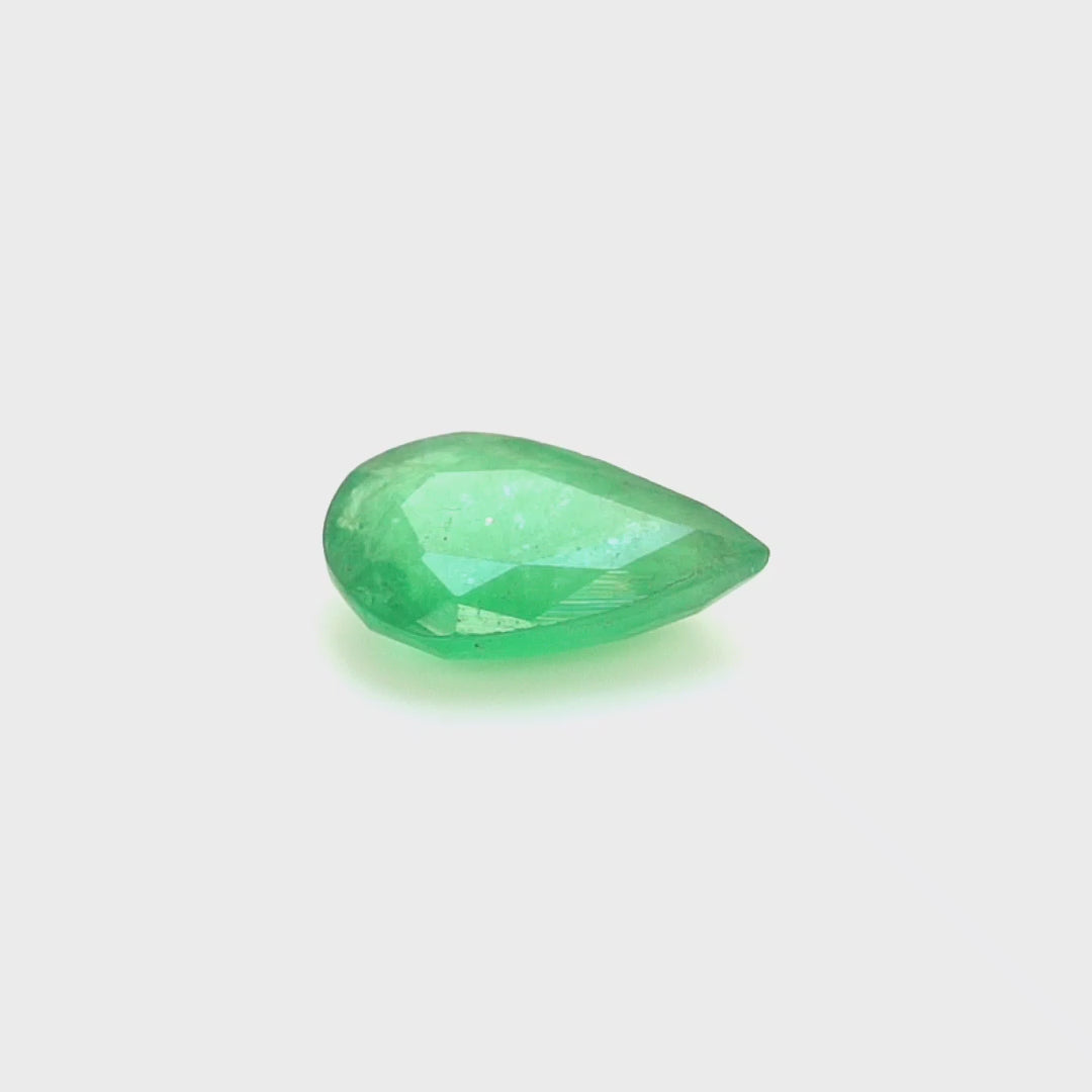 1.95 Cts Emerald 12X7 MM Pear Gemstone