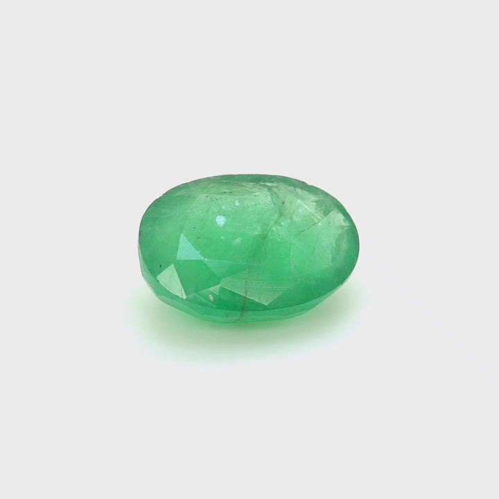 6.02 Cts Emerald 14X10 MM Oval Gemstone
