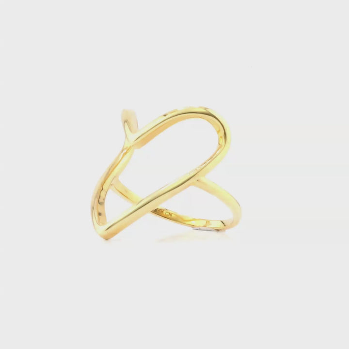 14K Yellow Gold 'Symbol of Love' Minimalist Heart Ring