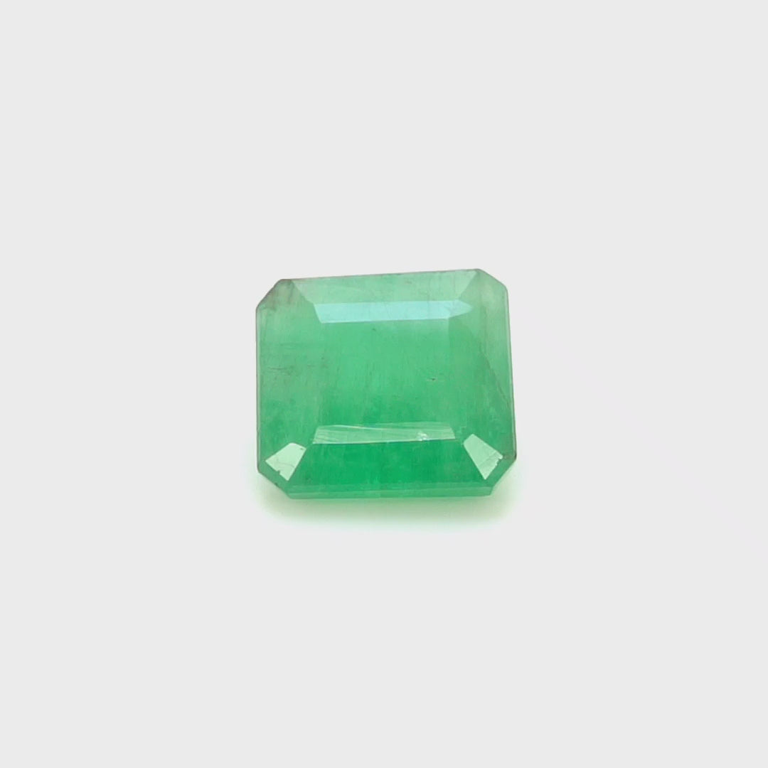 3.13 Cts Emerald 9X8 MM Octagon Gemstone