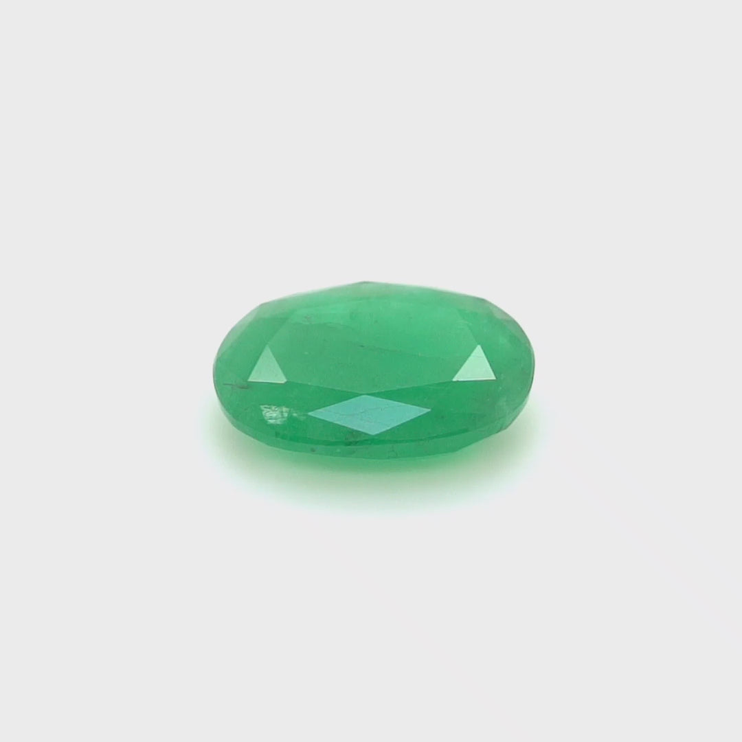 4.26 Cts Emerald 13X10 MM Oval Gemstone