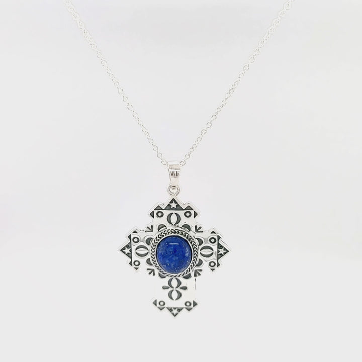 4.55 Cts Lapis Lazuli Pendant in 925