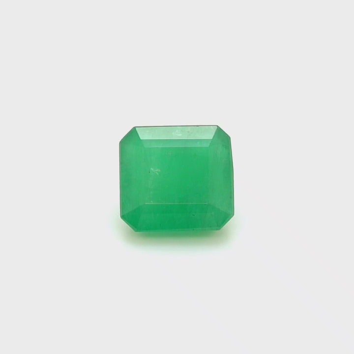 3.44 Cts Emerald 9X8 MM Octagon Gemstone