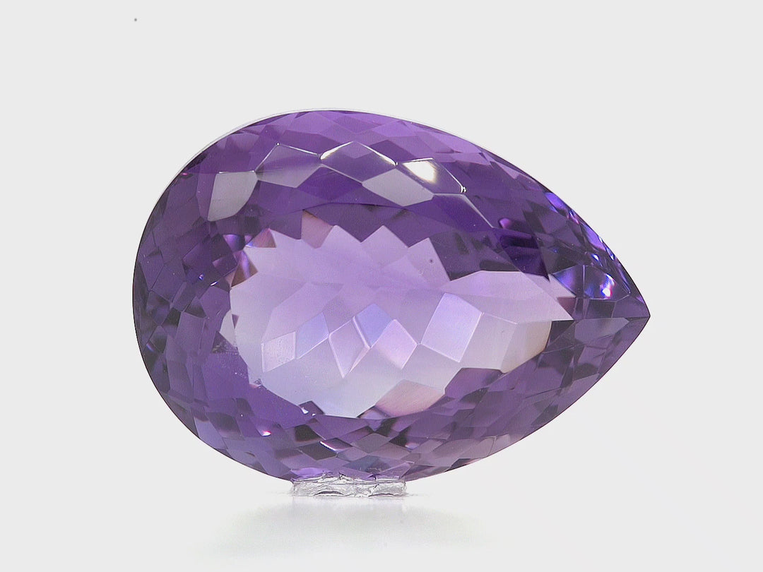 51 Cts Amethyst 30x22 MM Pear Gemstone