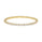 5.05 DEW Moissanite Bangle in 925 Yellow Gold Plated