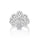 2.68 Cts White Diamond Ring in 18K White Gold