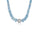 118 Cts Aquamarine and White Diamond Necklace in 18K White Gold