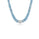 115 Cts Aquamarine and White Diamond Necklace in 18K White Gold