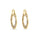 2.17 Cts Diamond Slice Earring in 14K Yellow Gold