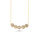 1.11 Cts Diamond Slice Necklace in 14K Yellow Gold