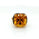 15.00 Cts Yellow Apatite and White Diamond Ring in 14K 2-Tone