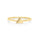Triangle Ring in 14K Yellow Gold