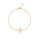Venus Charm Bracelet in 14K Yellow Gold