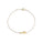 Key Charm Bracelet in 14K Yellow Gold