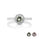 0.79 Cts UV Mint Garnet and White Diamond Ring in 14K White Gold