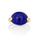 7.05 Cts Lapis Ring in 14K Yellow Gold