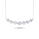 4.80 DEW Moissanite Necklace in 925 Platinum Plated