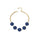 230 Cts Lapis Lazuli Flower Necklace in Brass