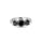 2.03 Ctw Black Diamond Ring in 925 Sterling Silver