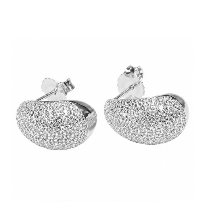 2.79 Ctw Lab Grown Diamond Earring in 925 Platinum Plated