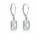 3.40 DEW White Moissanite Dangle Earring