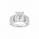 6.50 DEW Moissanite Ring in 925 Platinum Plated