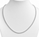 3.14 Ctw Lab Grown Diamond Necklace in 925 Platinum Plated